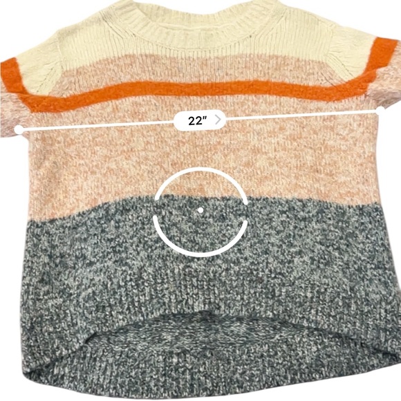 Lou & Grey by Loft Color Block Knit Sweater, Large - Picture 8 of 9